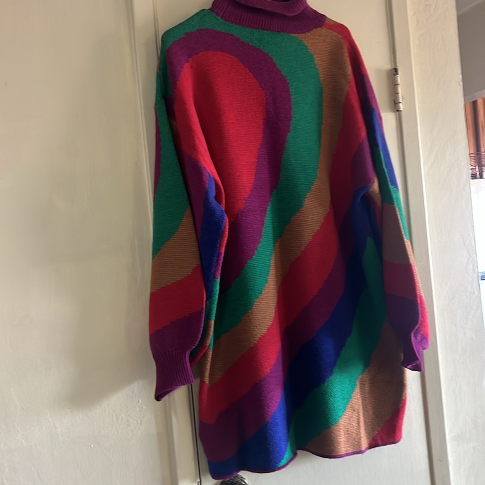 Colorful Farm Rio Women's Sweater Dress - Picture 2 of 8